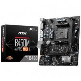 Resim MSI B450M-A PRO MAX II AMD DDR4 4133Mhz(OC) MATX AM4 MSI B450M-A PRO MAX II AMD DDR4 4133Mhz(OC) MATX AM4