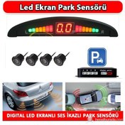 Resim Digital Ekranlı 4 Sensörlü Park Sensörü -3296a 