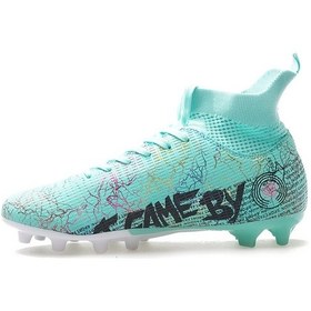 Resim Playup Erkek Krampon Futbol Ayakkabısı 36-39 24k Gk-242-136 G Mint Beyaz Mint Beyaz Mint - Beyaz 