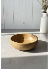 Resim Rivaistanbul Ahşap %100 Kestane Ağacı Sunum Kasesi, Sunumluk 