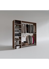 Resim Kenzlife giysi dolabı abdurrahman 180*180*40 cvz gardırop 
