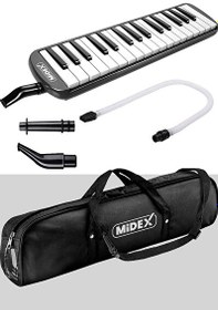 Resim Midex ML-32BK Siyah 32 Tuşlu Melodika Seti 