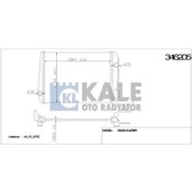 Resim RADYATÖR DUSTER 1.5 DCI 20110+ 8200880550 346205 
