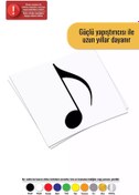 Resim Genel Markalar Nota Sticker Oto Motor Laptop Duvar Folyo Sticker 50 X 85 Cm 