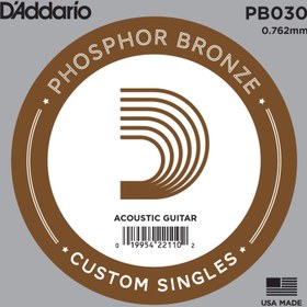 Resim Daddario PB030 Akustik Gitar Tek Tel | Phosphor Bronze 