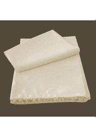 Resim Krem Renk Saten Güneşlik 1. Kalite 240 Cm En - 200 Cm Boy 