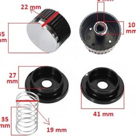 Resim Silverline Uyumlu Düğme 4 Lü Takımı Ankastre Set Üstü Ocak Düğmesi - 551842291 