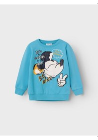 Resim Name It Mickey Mouse Turkuaz Erkek Çocuk Sweatshirt 13221200 001 Turkuaz 