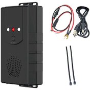 Resim Xindoker Siyah Çok Amaçlı Ultrasonik Fare Kovucu - Araç Motor Odası, Depo, Ev İçin 3 Besleme Seçeneği 12v, Usb, Aa Pil - 60 M² Koruma 