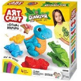 Resim 3d Dinozor Hamur Set 200 Gr Oyun Hamuru 
