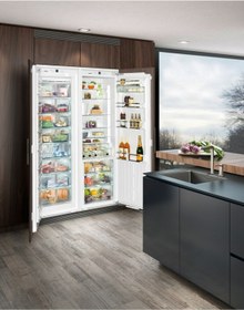 Resim VESTEL 300lt No-frost Tek Kapılı Ankastre Buzdolabı + 8 Çekmeceli No-frost Ankastre Dondurucu Seti 