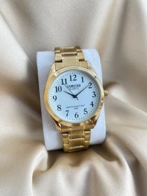 Resim Samstar Smstr25 Rakamlı Klasik Metal Uygun Fiyatlı Erkek Kol Saati Sarı 