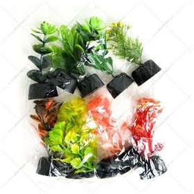 Resim Badem Akvaryum Plastik Bitki 10'lu 9 Cm 