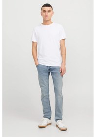 Resim Jack & Jones Jjiglenn Erkek Jeans Mavi 