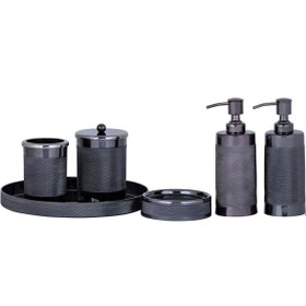 Resim System Siyah Nikel Banyo Seti (BA6002 060 BN) 