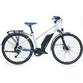 Resim Carraro E-tıme Venüs Elektrikli Şehir Bisikleti 28" 9-v Hd Mat Gümüş 43cm Gümüş 