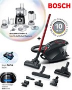 Resim Bosch Turbo Başlık Güçlü Motor, Toz Torbasız Süpürge Hijyenik Temizlik-Mutfak Robotu MultiTalent 3 800 W 