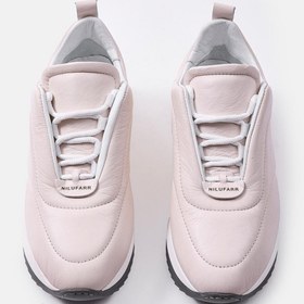 Resim NILUFARR Balla Pudra Hakiki Deri Kadın Sneaker 