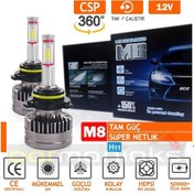 Resim Led 360M8 H11 Full Power Csp 360° Led Xenon Far Ampul %100 Canbus 