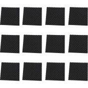 Resim Sanctuary Vault 12 Paket Yumurta Kasası Ses Geçirmez Köpük Paneller 1.2 Inç x 20 Inç x 20 Inç Siyah (Yurt Dışından) 