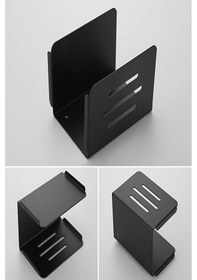 Resim Siyah Metal Çok Fonksiyonlu El Sabunluğu Sabunluk Standı 