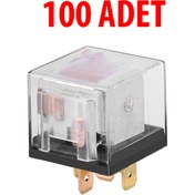 Resim Mini Röle Şeffaf 100 Adet Universal 40 Amper Şeffaf 