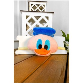 Resim Donald Figürlü Lastikli Bebek Bandanası Pembe Sbt525 