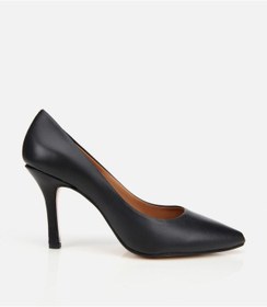 Resim Hotiç Kadın Deri Siyah Yüksek Topuklu Stiletto 01ayh312530a100 Siyah 
