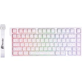 Resim Beast eSpor Beast R75 He Pro Kablosuz 8k Hz Manyetik Switch Klavye ( Beyaz ) 