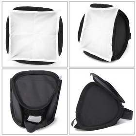 Resim Xindoker 23cm Çekirdekli Yumuşak Işık Kutusu, Slr Kamera Flaşları İçin Gölgeleri Azaltır, Kolay Kurulum, Taşınabilir Kumaş+plastik Malzeme 
