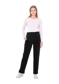Resim Luvmabelly Myra8511 Beli Ayarlanabilir Kışlık Kadife Hamile Pantolonu -lacivert-lacivert 