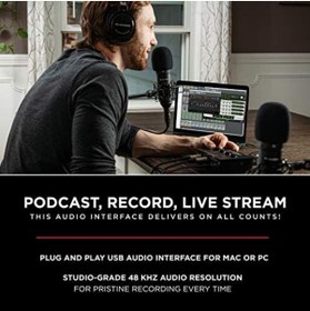Resim Yıldızan Storesellm M-AUDIO M-Track Duo - USB Ses Arayüzü, İkili XLR, Hat ve DI Girişleri ile Kayıt, Yayın ve 