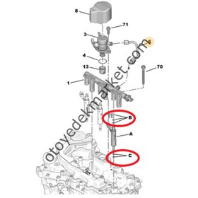 Resim Peugeot 3008 (2016-2023) 1.2 Turbo Benzinli Enjektör Conta Takımı (Orijinal) 
