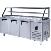 Resim Iceinox Servis Buzdolabı 515 Lt 3 Kapılı Camlı 