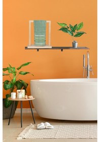 Resim Vos Versa Bursa Varak Serisi 50x90cm %100 Pamuk Yüz Havlusu Haki Yeşil Vvhm0018-375 - Yeşil 