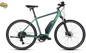 Resim CARRARO E-SPORTIVE 6.6 ELEKTRİKLİ ŞEHİR BİSİKLETİ 520H 9-V HD MAT MAVİ-YEŞİL-MOR 