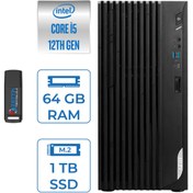 Resim MSI Pro DP180 Intel Core I5 12400 64GB 1tb SSD Intel UHD Grafik Freedos Masaüstü Bilgisayar MS422XTRF17 + Zettausbbellek 