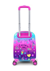 Resim Coral High Kids Kulaklık Paten Desenli Çocuk Valizi 16772 