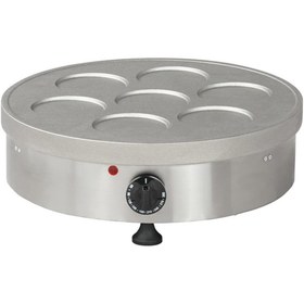 Resim OMAKE Teflonsuz 7 Bölmeli Tekli Krep Makinesi, Elektrikli 