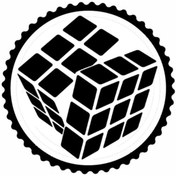 Resim Genel Markalar Rubik Küp Tasarım Sticker 20 x 20 cm 