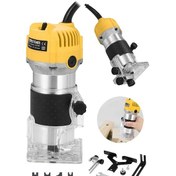 Resim Steiner 3000 Watt Devirli Formika Traşlama Freze Makinesi Sarı 