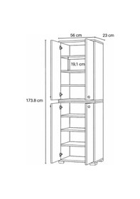 Resim Dolunay No.2 Mutfak Dolabı Beyaz 