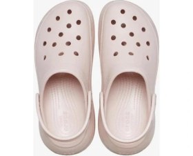 Resim Crocs 207521 Crush 6ur Quartz Platform Taban Kadın Terlik Pudra 