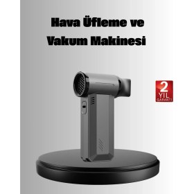 Resim Mossem Çok Fonksiyonlu Şarjlı Hava Üfleme ve Vakum Makinesi 