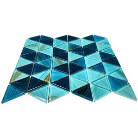 Resim MozaiKristaL Havuz, Banyo ve Tüm yüzeyler için Üçgen Kristal Cam Mozaik. ( 1 Kutu = 1 m2 Fiyatıdır ) 