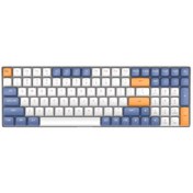 Resim Aigo A100 Starry Blue Yellow Switch Mekanik Kablosuz Gaming Klavye (İngilizce) 