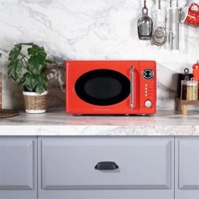 Resim Vestel Md 20 Yd Retro Kırmızı Mikrodalga Fırın 