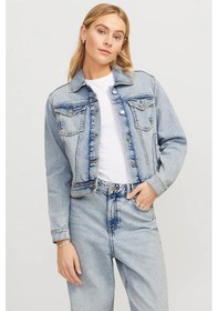 Resim Jack & Jones Jxalys Kadın Kot Ceket Mavı 