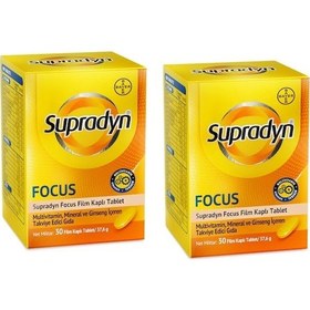 Resim Supradyn Focus 2 x 30 Tablet 