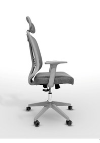 Resim Zeon Büro Ofis Sistemleri // Comfort Mood Gray Yönetici Koltuğu Ofis Çalışma Koltuğu Gri 